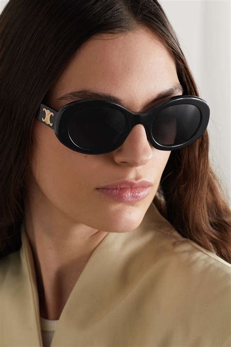 celine sunglasses triomphe black